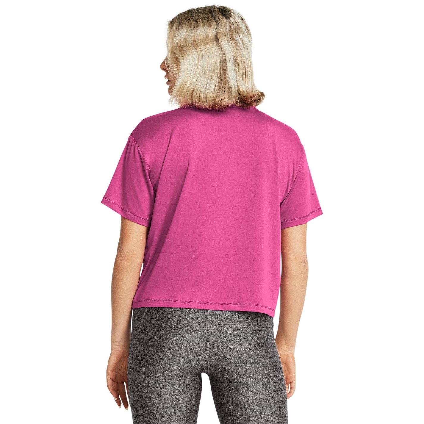 Under Armour Womens Motion Short Sleeve Sports Training Fitness Gym Performance