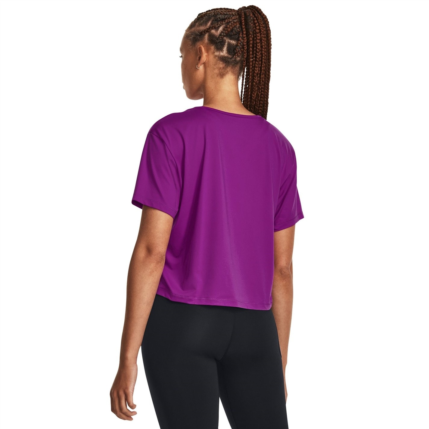 Under Armour Womens Motion Short Sleeve Sports Training Fitness Gym Performance