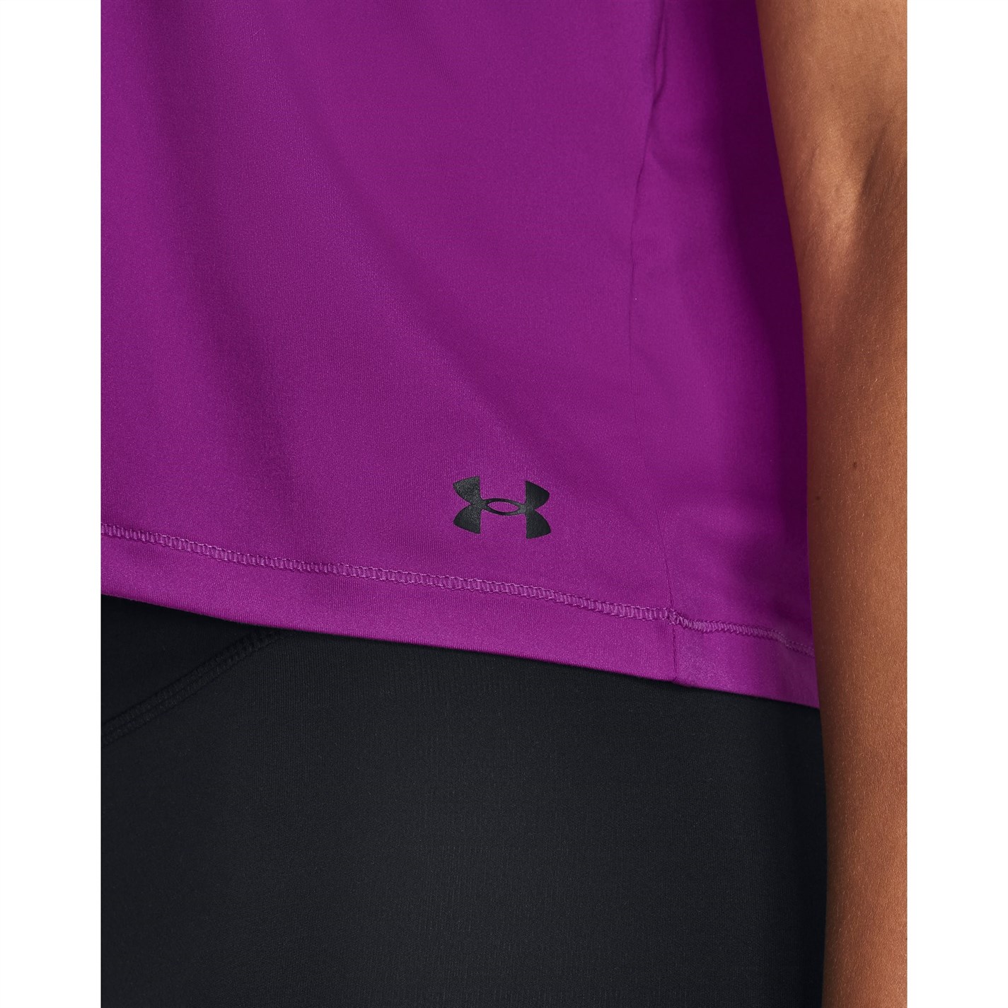 Under Armour Womens Motion Short Sleeve Sports Training Fitness Gym Performance